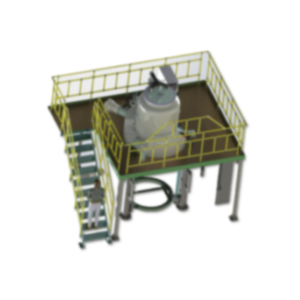 Silicon carbide raw material synthesis furnace